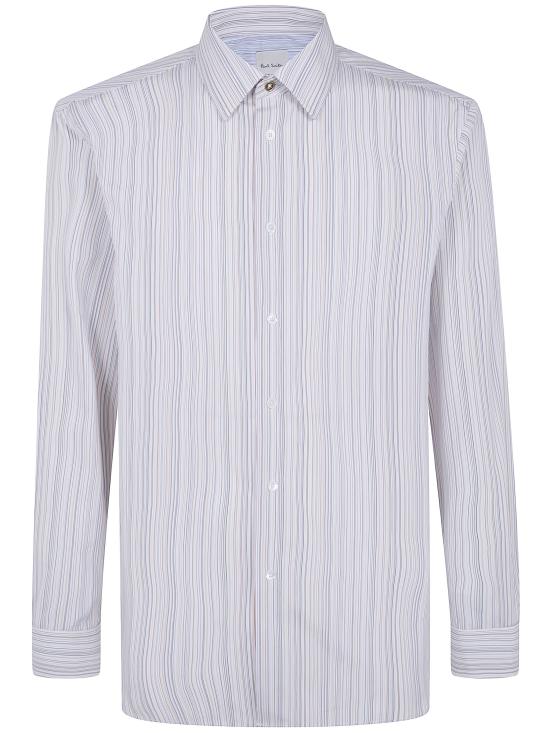 26FW 폴 스미스 긴팔 셔츠 M1R A112 W00811 01 WHITE COLOR STRIPES