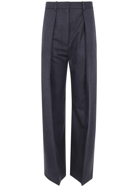 26FW 빅토리아 베컴 스트레이트 팬츠 1226WTR002857Q 9891 DARK GREY MELANGE