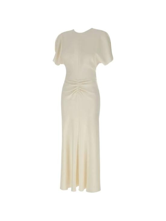26FW 빅토리아 베컴 롱 원피스 1226WDR005227A IVORY BRIGHT - VICTORIA BECKHAM