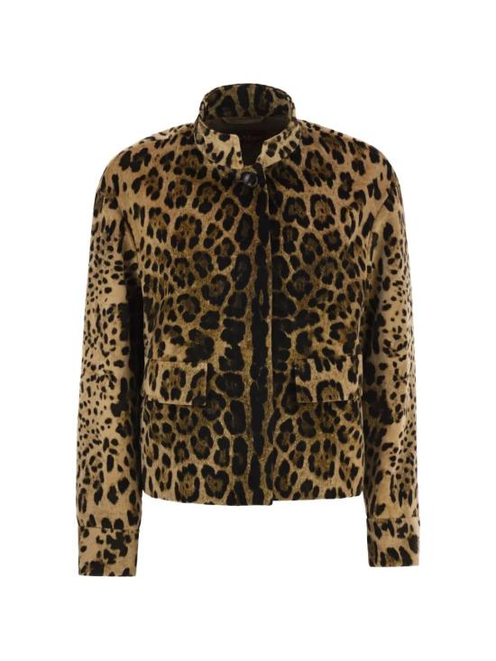 26FW 막스마라 스튜디오 자켓 2626046061600 001 LEOPARD - MAX MARA STUDIO