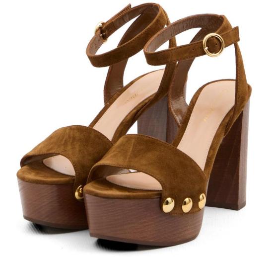 26SS 지안비토로시 샌들 G3275370LEGCAMTEXA BROWN - GIANVITO ROSSI