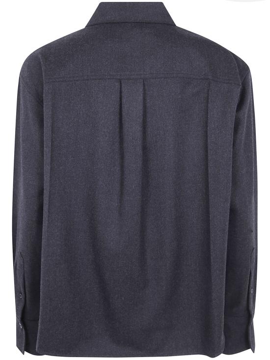26FW 빅토리아 베컴 셔츠 1326WSH007474F 9891 DARK GREY MELANGE - VICTORIA BECKHAM