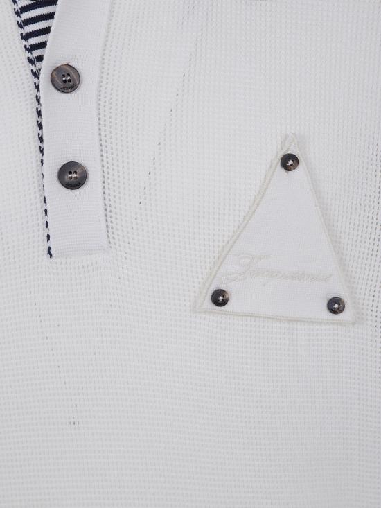 26SS 자크뮈스 폴로 티셔츠 26EPOM00618AK00318 100 WHITE - JACQUEMUS