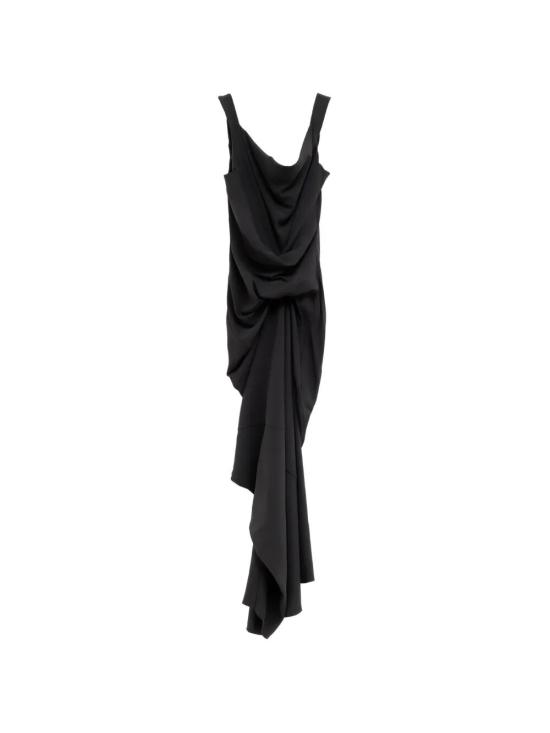 26FW 릭 오웬스 롱 원피스 RP02F5561 HY 09 BLACK - RICK OWENS