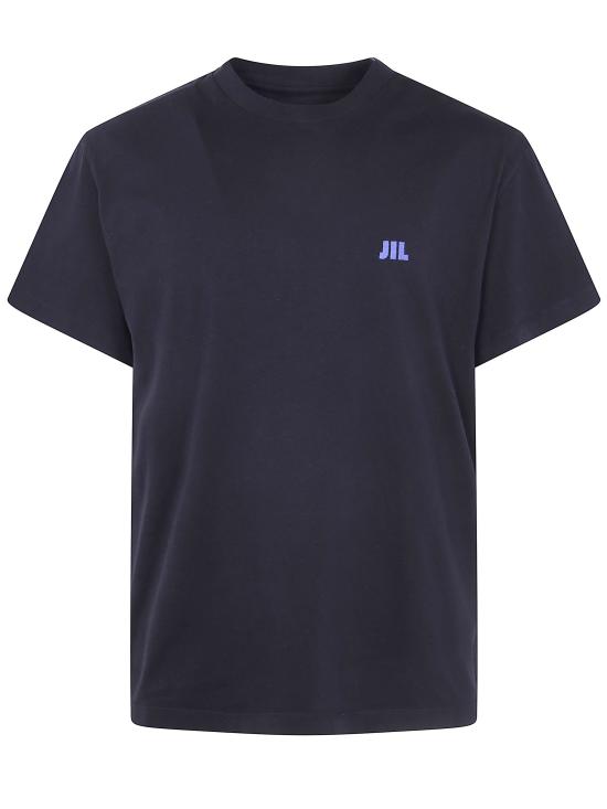 26FW 질샌더 반팔 티셔츠 J22GC0283 J45048 001 BLACK