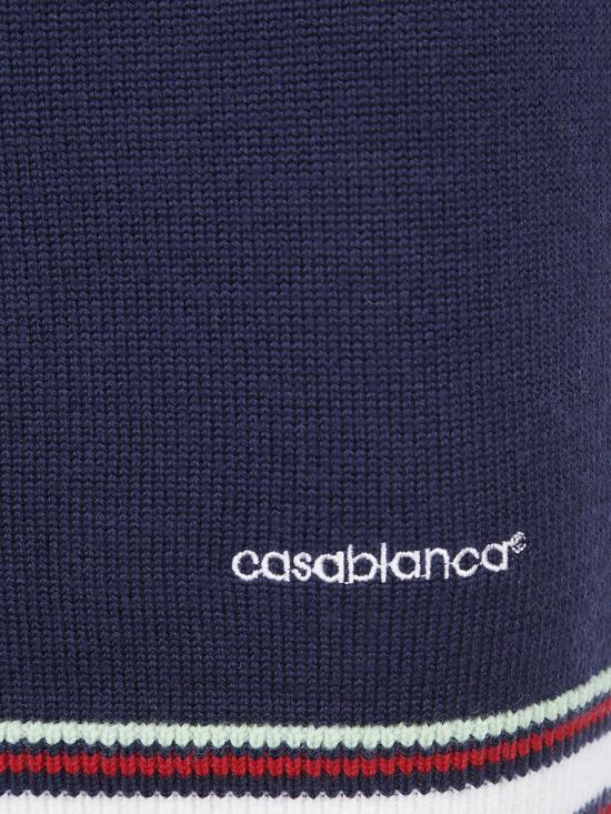 26FW 카사블랑카 숏 스커트 W PF26 KW 1029 01 NAVY - CASABLANCA