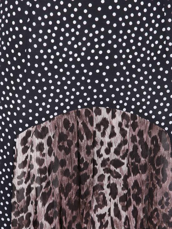 26FW 릭소 롱 원피스 010 01378 421 01537 099 LEOPARD POLKA DOT BROWN - RIXO