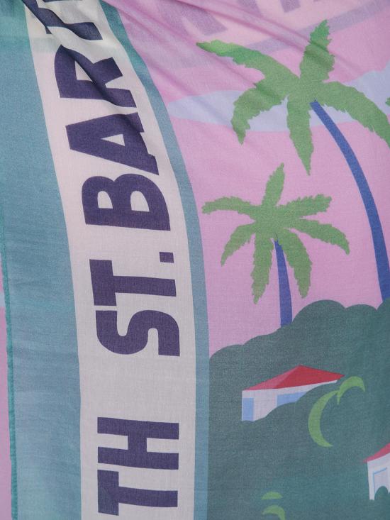 26SS 세인트바쓰 비치용품 TAIT001 09742L SILK VOILE ST BARTH POSTCARD 21 - MC2 SAINT BARTH