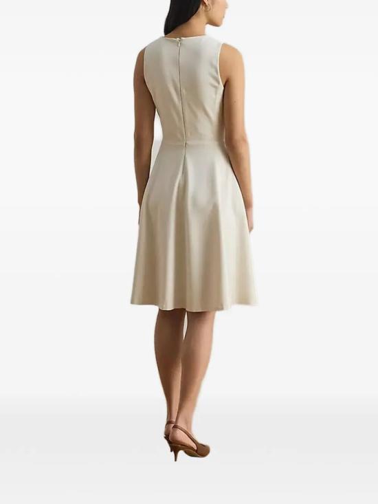 26FW 랄프 로렌 미디 원피스 200980935 002 MASCARPONE CREAM - RALPH LAUREN