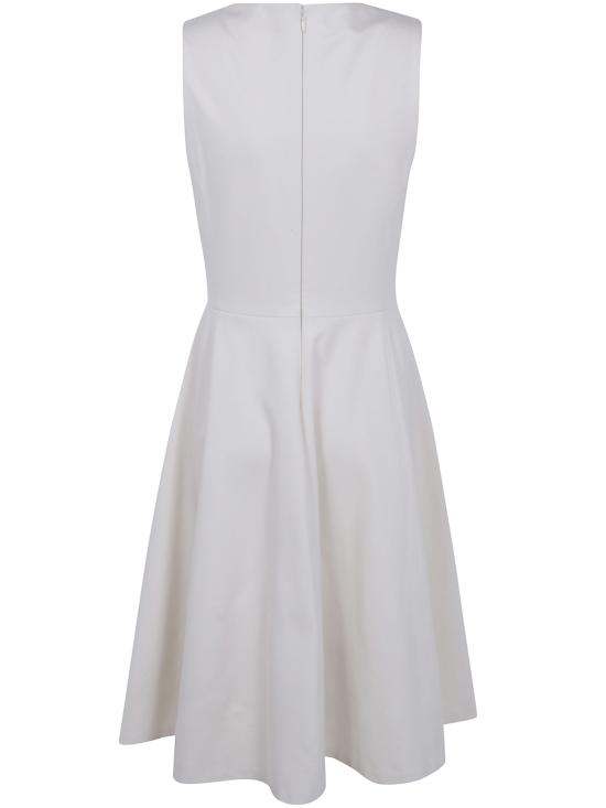 26FW 랄프 로렌 미디 원피스 200980935 002 MASCARPONE CREAM - RALPH LAUREN