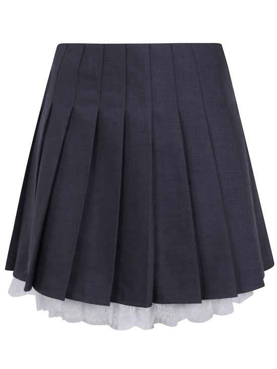 26FW 셀프 포트레이트 데님 스커트 PF26 006SK GREY