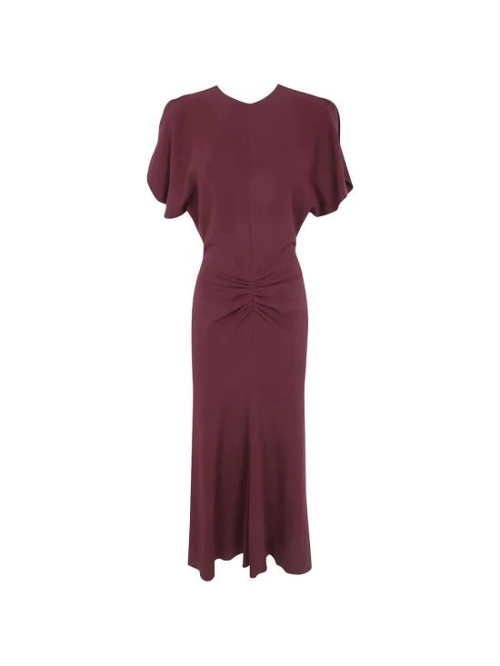 26FW 빅토리아 베컴 롱 원피스 1226WDR005227A 2 BURGUNDY - VICTORIA BECKHAM