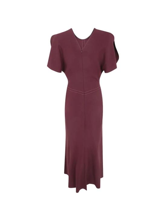 26FW 빅토리아 베컴 롱 원피스 1226WDR005227A 2 BURGUNDY - VICTORIA BECKHAM