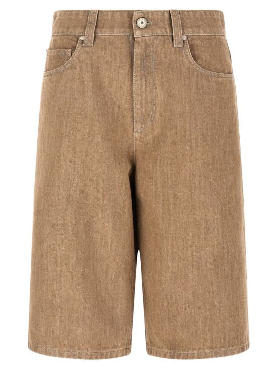 26SS 브루넬로 쿠치넬리 숏팬츠 ML109P4072 C1340 Beige