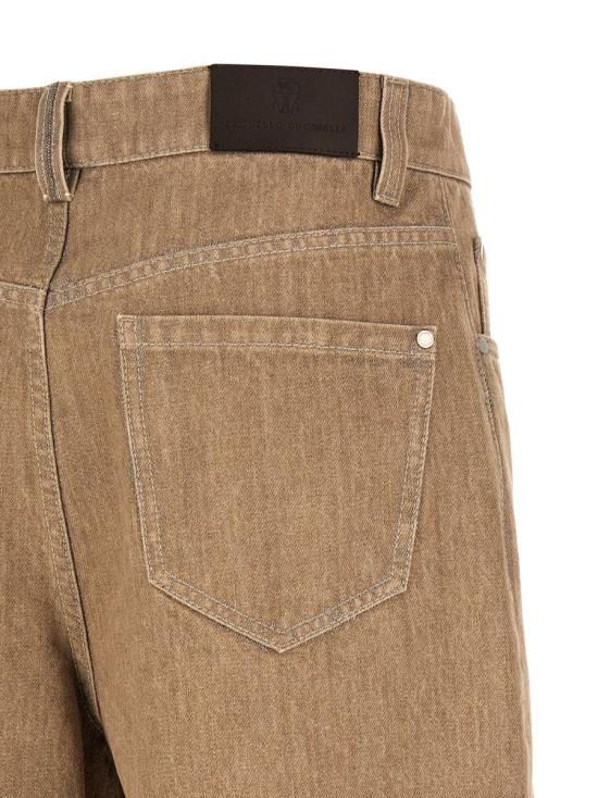 26SS 브루넬로 쿠치넬리 숏팬츠 ML109P4072 C1340 Beige - BRUNELLO CUCINELLI