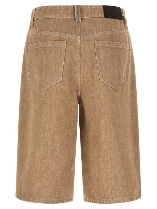 26SS 브루넬로 쿠치넬리 숏팬츠 ML109P4072 C1340 Beige - BRUNELLO CUCINELLI
