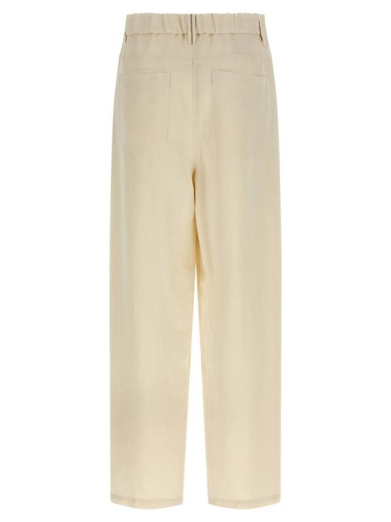 26SS 브루넬로 쿠치넬리 팬츠 MH126P9148 C579 Bianco - BRUNELLO CUCINELLI