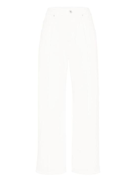 26SS 브루넬로 쿠치넬리 스트레이트 팬츠 M0H81P4008 C600 Bianco