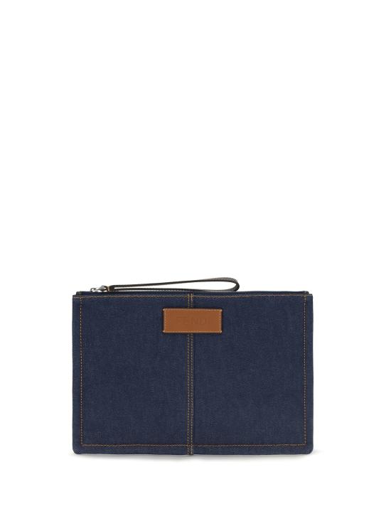 26FW 펜디 클러치/파우치 7N0134 B08ZF1X9D Blu