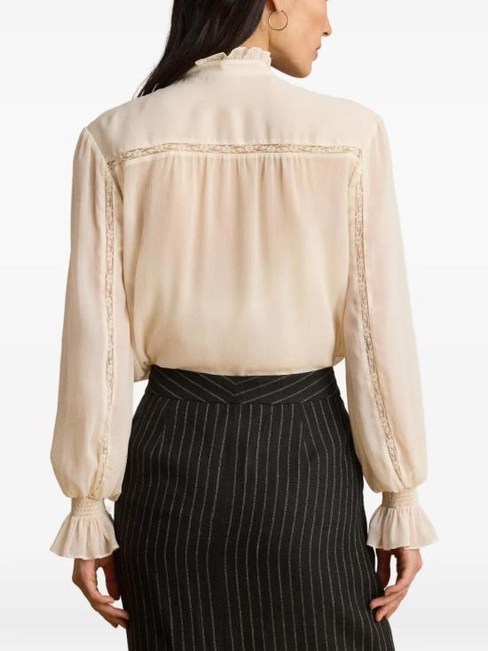 26FW 랄프 로렌 블라우스 200P13729 002 MASCARPONE CREAM - RALPH LAUREN