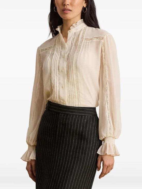 26FW 랄프 로렌 블라우스 200P13729 002 MASCARPONE CREAM - RALPH LAUREN