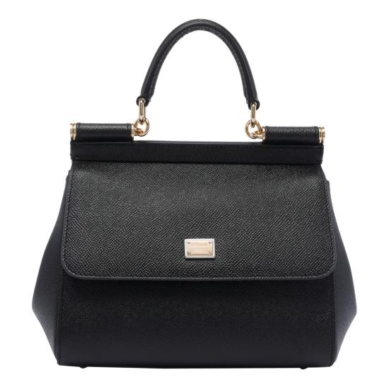 26FW 돌체앤가바나 미디움 시실리 핸드백 BB6003 B100180999 Black
