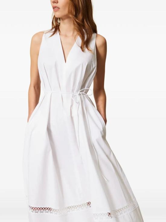 26SS 트윈셋 미디 원피스 261TT2250 00001 WHITE - TWINSET