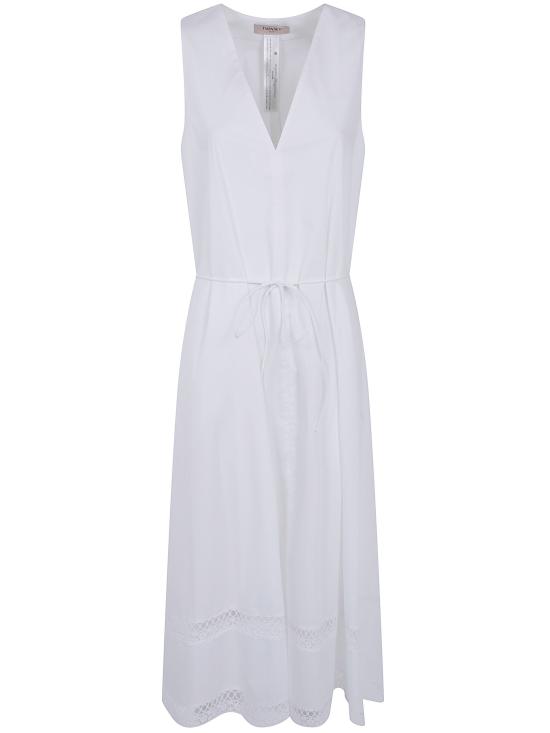 26SS 트윈셋 미디 원피스 261TT2250 00001 WHITE - TWINSET
