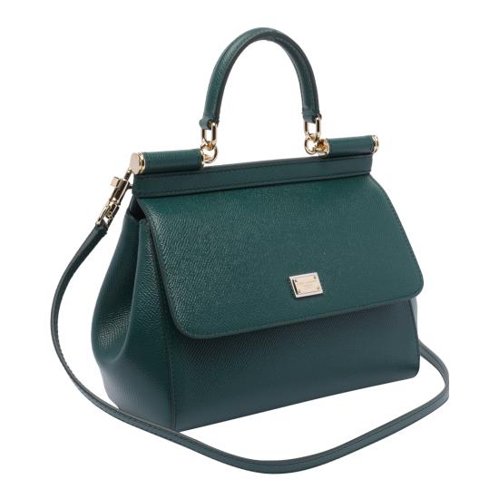 26FW 돌체앤가바나 미디움 시실리 핸드백 BB6003 B100187399 Green - DOLCE & GABBANA