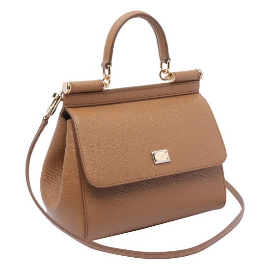 26FW 돌체앤가바나 미디움 시실리 핸드백 BB6003 B10018M417 Beige - DOLCE & GABBANA