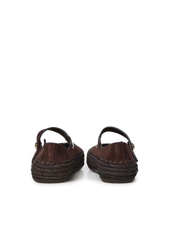 26SS 로에베 플랫 슈즈 LBV3466X02 3110 DARK BROWN - LOEWE