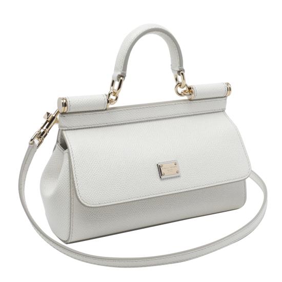 26FW 돌체앤가바나 SICILY 시실리 스몰 핸드백 BB7116 B100180001 White - DOLCE & GABBANA