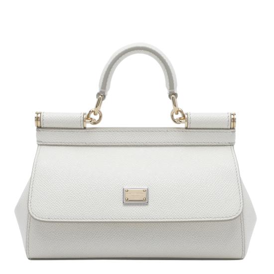 26FW 돌체앤가바나 SICILY 시실리 스몰 핸드백 BB7116 B100180001 White