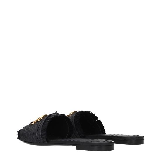 26SS 돌체앤가바나 라피아 브레이드 슬리퍼 CQ0646AN2178B956 - DOLCE & GABBANA