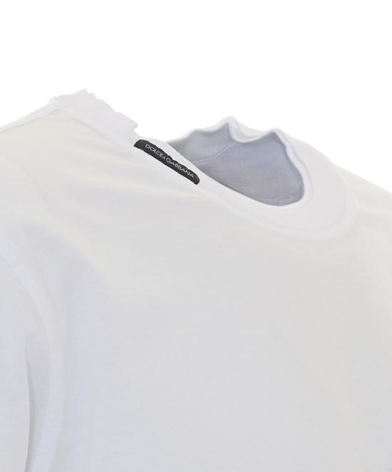 26FW 돌체앤가바나 반팔 티셔츠 G8TW5T FU7EQW0800 White - DOLCE & GABBANA