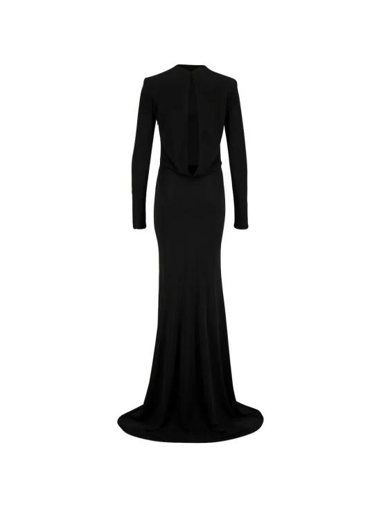 26FW 톰포드 롱 원피스 ABJ906 FAX162 BLACK - TOMFORD