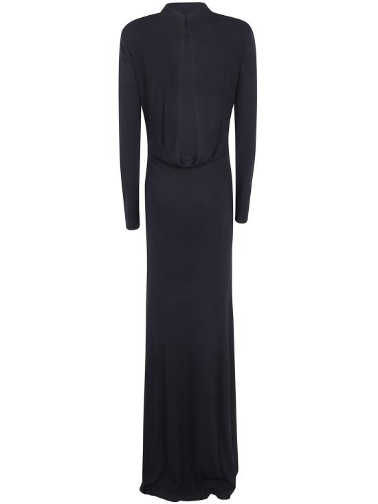 26FW 톰포드 롱 원피스 ABJ906 FAX162 BLACK - TOMFORD