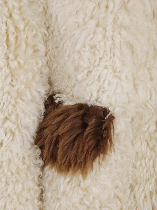 26FW 마르니 무스탕 JUMY0217LQ LM044 ROW13 ANTIQUE WHITE - MARNI