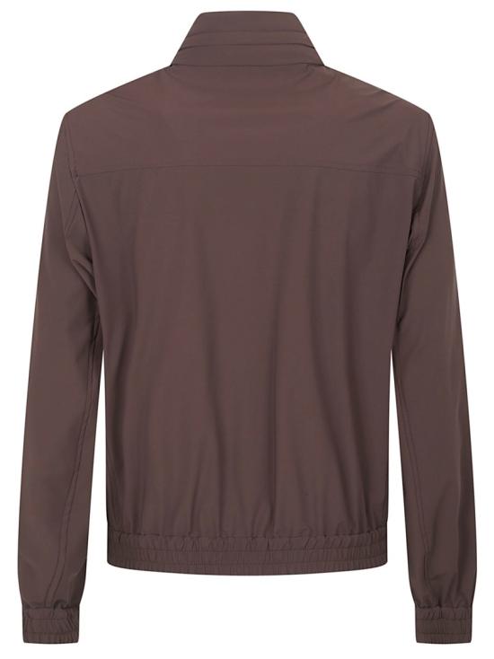 26SS 브루넬로 쿠치넬리 폴딩 후드 본디드 나일론 블루종 MZ4266525 C1792 Brown - BRUNELLO CUCINELLI