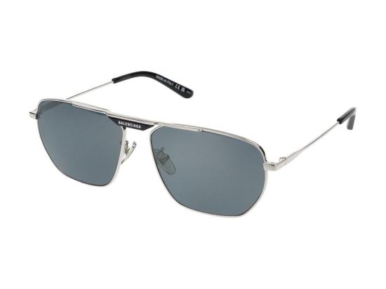  발렌시아가 선글라스 BB0298SA Silver - BALENCIAGA