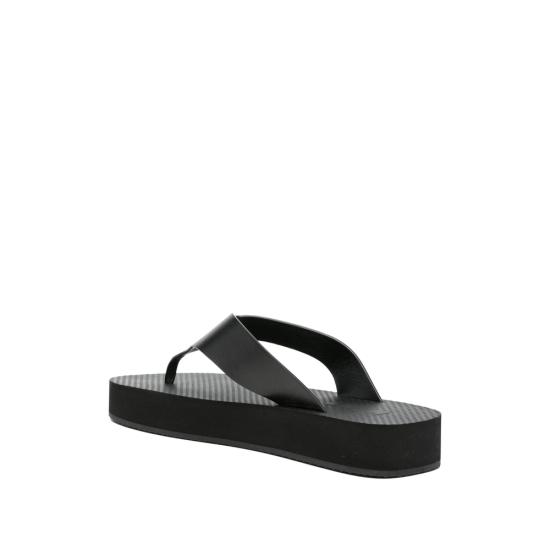 26SS 더로우 듄 가죽 클래식 긴자 샌들 F1838 L825 BLK BLACK DOM - THE ROW