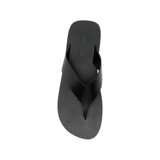 26SS 더로우 듄 가죽 클래식 긴자 샌들 F1838 L825 BLK BLACK DOM - THE ROW