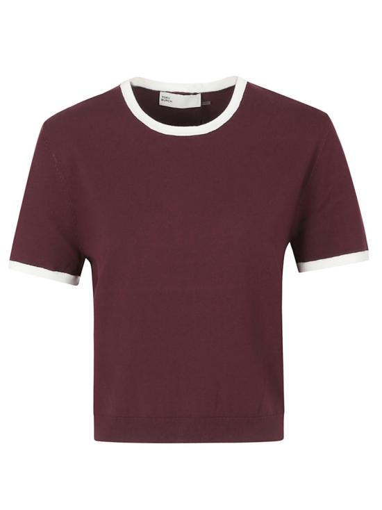 26SS 토리버치 반팔 티셔츠 179228 601 Burgundy