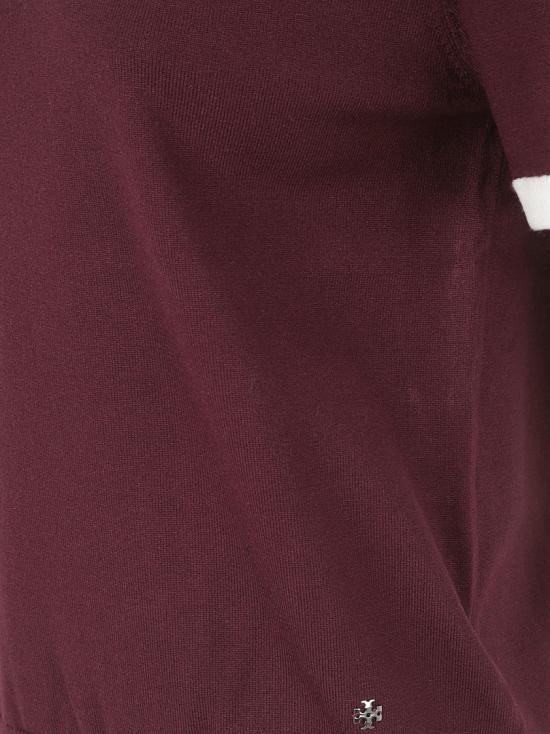 26SS 토리버치 반팔 티셔츠 179228 601 Burgundy - TORY BURCH