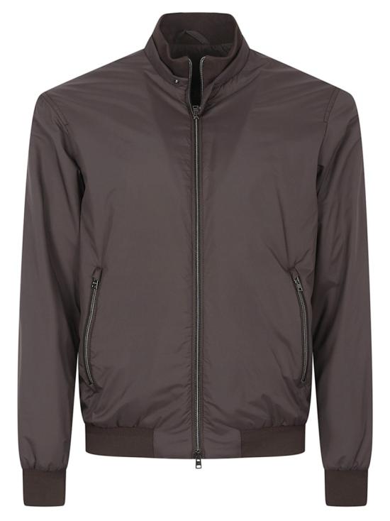 26SS 에르노 에코에이지 하이 카라 봄버 자켓 GI000414U12456Z8993 Brown