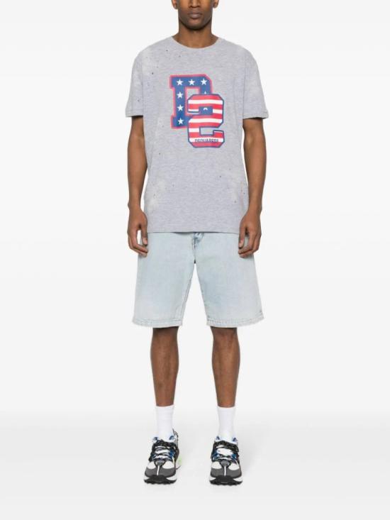  디스퀘어드2 반팔 티셔츠 S74GD1249 S22146 Grey - DSQUARED2