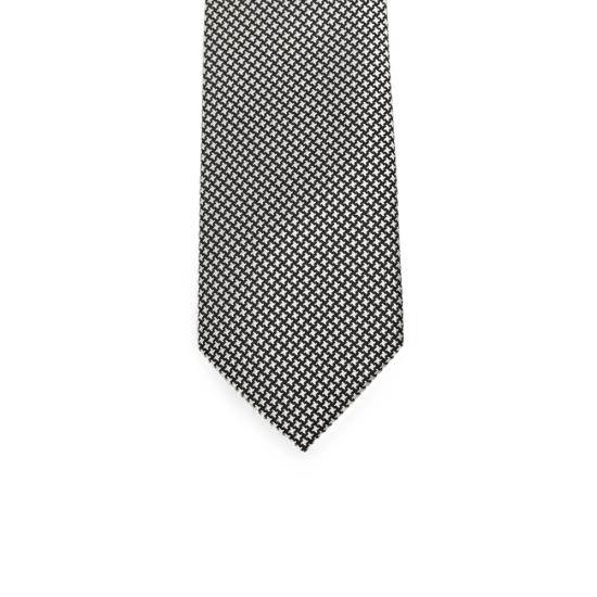 26FW 톰포드 넥타이 S0341 STE001 TAA BLACK GREY - TOMFORD