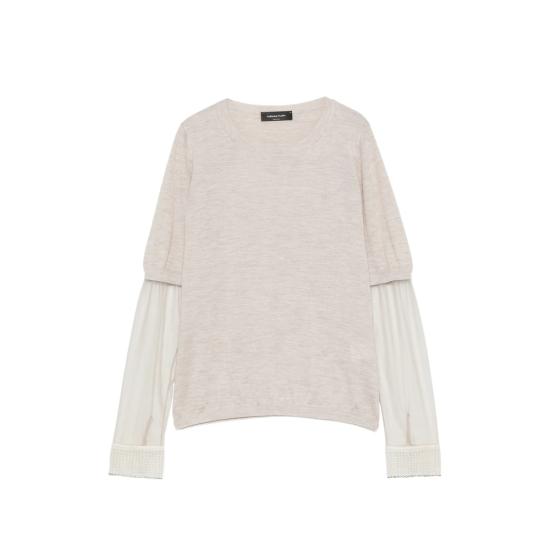 26FW 파비아나 필리피 긴팔 티셔츠 MAD216F006 M319 0167 NEUTRALS