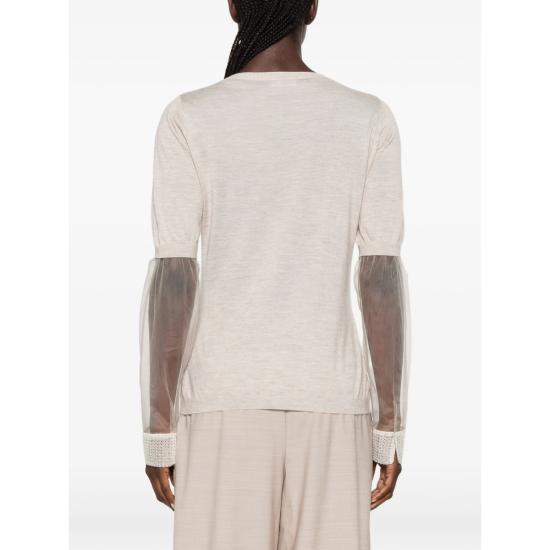 26FW 파비아나 필리피 긴팔 티셔츠 MAD216F006 M319 0167 NEUTRALS - FABIANA FILIPPI