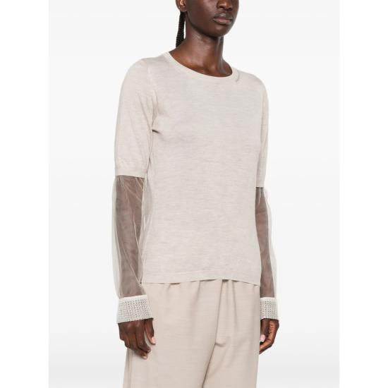 26FW 파비아나 필리피 긴팔 티셔츠 MAD216F006 M319 0167 NEUTRALS - FABIANA FILIPPI